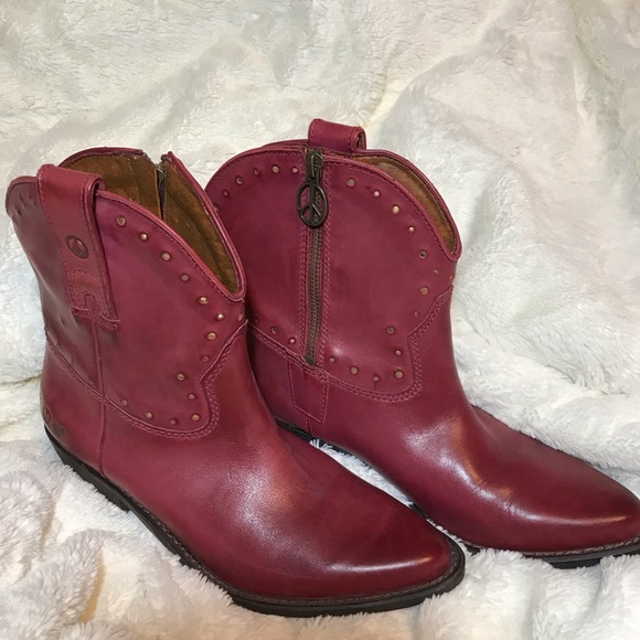 lucky brand red boots